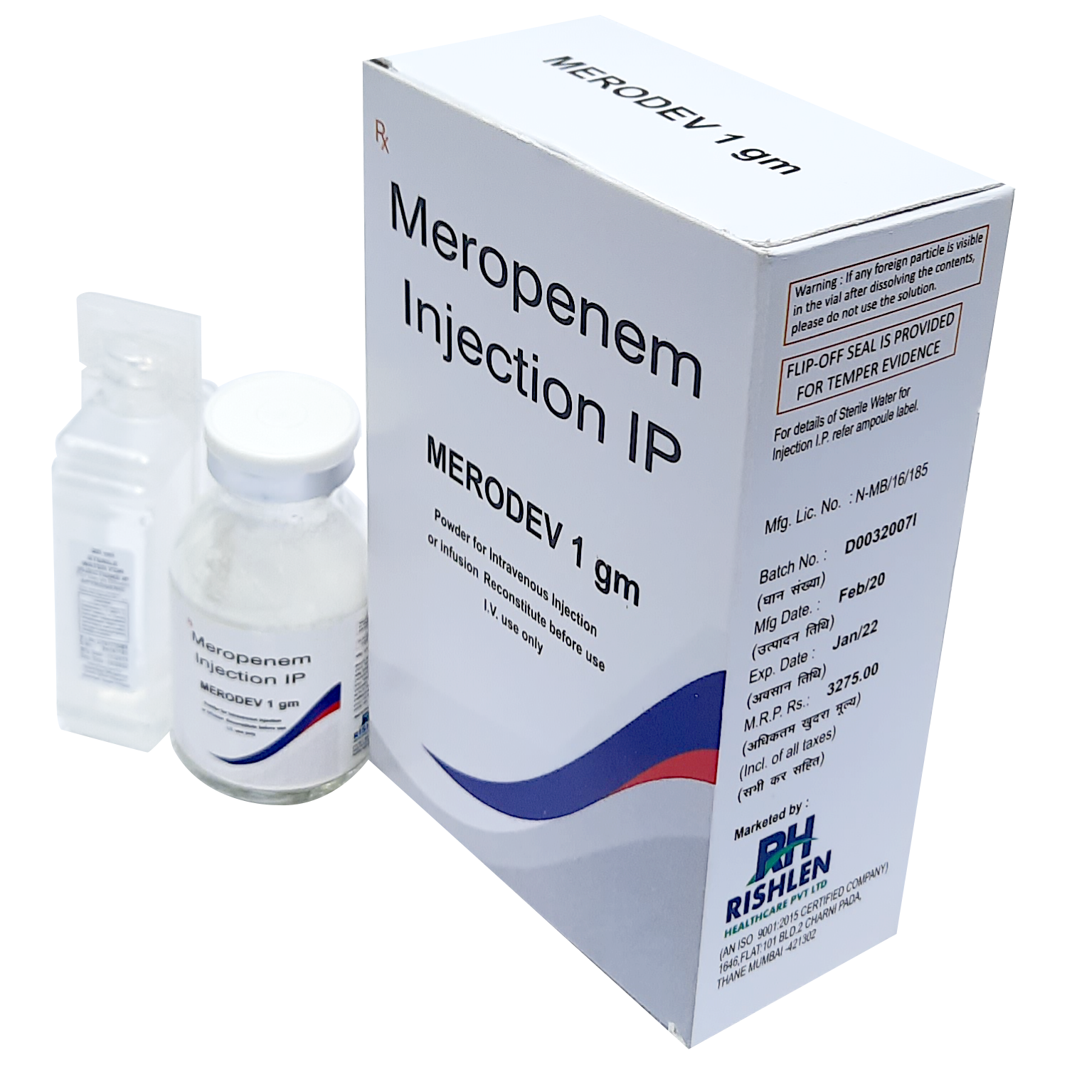 merodev, Meropenum 1gm